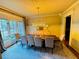 Formal dining room with hardwood floors, elegant chandelier, and large windows at 1023 Little Darby Ln, Suwanee, GA 30024