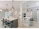 Spacious kitchen with island seating, stainless steel appliances, and an open layout at 379 Bohannon Rd, Grantville, GA 30220