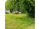 Lush backyard featuring healthy grass and privacy trees at 5517 Rock Shoals Way, Atlanta, GA 30349