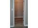 Closet with wire shelving units seen through a doorway, showcasing storage solutions at 5517 Rock Shoals Way, Atlanta, GA 30349