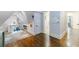 Multi-purpose space with desk area and door leading to a bathroom at 1146 Cumberland Ne Rd, Atlanta, GA 30306