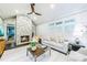 Inviting living room with stone fireplace and comfortable seating at 1146 Cumberland Ne Rd, Atlanta, GA 30306