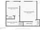 Floor plan of the basement showing dimensions of rooms and closets at 212 Ranier Court, Canton, GA 30114