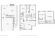 Floor plan of the first and second floors including the basement at 212 Ranier Court, Canton, GA 30114