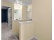 Hallway with carpet and view to a bedroom and bathroom at 212 Ranier Court, Canton, GA 30114