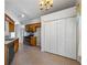 Traditional style kitchen features wood cabinets, tile flooring, and modern appliances at 7920 Silversmith Dr, Cumming, GA 30028