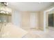 Bright bathroom with marble tile and countertop features plenty of storage space at 125 Savannah Estates Dr, Atlanta, GA 30350