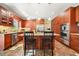 Gourmet kitchen featuring stainless steel appliances and a large island at 125 Savannah Estates Dr, Atlanta, GA 30350