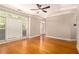 Bright living room with hardwood floors, ceiling fan and lots of natural light at 2551 Village Creek Se Lndg, Atlanta, GA 30316