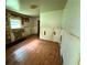 Kitchen with damaged drywall and missing appliances at 1024 Topaz Lane, Villa Rica, GA 30180
