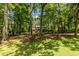 Spacious backyard with mature trees and view of home, perfect for outdoor activities and relaxing at 5410 Rosser Rd, Stone Mountain, GA 30087