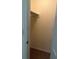 A simple reach-in closet offers practical storage solutions with a single shelf at 851 Shore Dr, Lithonia, GA 30058