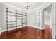 Bright office space with hardwood floors and custom built-in shelving at 4677 Prater Se Way, Smyrna, GA 30080