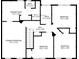 Upstairs floor plan showing the primary bedroom, walk-in closet, and multiple bedrooms at 4901 Briarleigh Chase Sw, Mableton, GA 30126