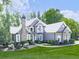 Charming two-story home with stone accents, arched windows, and well-maintained landscaping at 237 Libby Ln, Canton, GA 30115