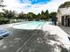 Community pool with plenty of lounge chairs and umbrellas for a relaxing day in the sun at 237 Libby Ln, Canton, GA 30115