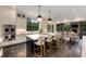 Spacious kitchen featuring a large center island, stainless steel appliances, and ample counter space at 3773 Randall Se Rd, Atlanta, GA 30339