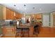 Well-equipped kitchen featuring a breakfast bar, granite countertops, and stainless steel appliances at 5617 Asheforde Ln, Marietta, GA 30068