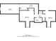 Upstairs floor plan with three bedrooms, one bath, hall and two large rooms at 1406 Windy Ridge Se Ct, Conyers, GA 30013