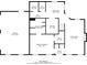 Main floor plan featuring primary bedroom, living room, kitchen, dining area, garage, and laundry room at 1406 Windy Ridge Se Ct, Conyers, GA 30013