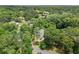 Aerial shot of a home nestled within a lush green neighborhood setting at 311 Rolling Rock Se Rd, Marietta, GA 30067