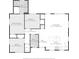 Detailed floor plan showcasing the layout of the home, including bedrooms, bathrooms, living room, and kitchen at 2677 Tilson Rd, Decatur, GA 30032
