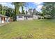 View of a one-story home with white painted brick and a green lawn, and other homes nearby at 2677 Tilson Rd, Decatur, GA 30032