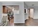 Open kitchen featuring stainless steel appliances and dark wood cabinets at 3351 Vintage Se Cir, Smyrna, GA 30080