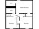 Upstairs layout with bedrooms and bathrooms, detailed for easy viewing at 1934 Patton Pl, Lithonia, GA 30058