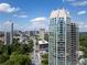 Stunning city view from a high-rise building with modern architecture at 2795 Peachtree Ne Rd # 1009, Atlanta, GA 30305