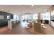 Spacious common area features modern seating, stylish lighting, and a kitchen counter for social gatherings at 2795 Peachtree Ne Rd # 1009, Atlanta, GA 30305