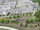 Community aerial view showcasing the landscape design and the surrounding neighborhood at 416 Montclair Ct, Woodstock, GA 30188