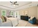 Spacious main bedroom with a tray ceiling and a sitting area at 1911 Woodmont Ct, Marietta, GA 30062
