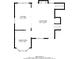 Floorplan view of second floor kitchen, living room and dining room at 3120 Westwood Dr, Acworth, GA 30102