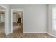 Neutral interior and flooring of a living room space with white trim at 3120 Westwood Dr, Acworth, GA 30102