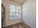 Kitchen area with pantry or utility closet and window at 1249 Scripps Sw Ct, Marietta, GA 30008