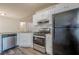 Updated kitchen featuring stainless steel appliances and ample cabinet space at 1249 Scripps Sw Ct, Marietta, GA 30008