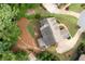 Aerial shot of home showcases its location within a lush, green neighborhood at 2968 Ovalene Sw Ct, Marietta, GA 30064