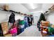 Spacious attic storage area with shelving and additional space, ideal for organized living at 2968 Ovalene Sw Ct, Marietta, GA 30064