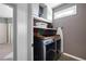 Laundry room with front-load washer and dryer and storage at 2968 Ovalene Sw Ct, Marietta, GA 30064