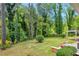 Expansive backyard with lush greenery and mature trees at 2320 Tilson Cir, Decatur, GA 30032