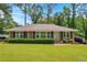 Charming, one-story brick home featuring a well-manicured lawn and lush shrubbery at 2320 Tilson Cir, Decatur, GA 30032