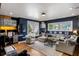 Stylish living room with hardwood floors, custom built-ins and abundant natural light at 1354 Fernwood Ne Cir, Brookhaven, GA 30319