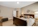 Bedroom featuring neutral walls, carpet, and a bed at 3227 Collier Gate Se Ct, Smyrna, GA 30080