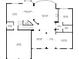 Layout of the house showing the kitchen, Gathering room, bedrooms, and garage at 3227 Collier Gate Se Ct, Smyrna, GA 30080