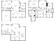 Detailed floor plan showcasing the layout of the house with room dimensions at 3227 Collier Gate Se Ct, Smyrna, GA 30080