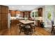 Spacious kitchen features granite countertops, stainless steel appliances, and a center island with seating at 3227 Collier Gate Se Ct, Smyrna, GA 30080