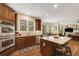 Beautiful kitchen with stainless appliances, double oven, granite counters and island with seating at 3227 Collier Gate Se Ct, Smyrna, GA 30080