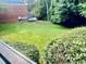 Fenced in backyard features lawn, bushes and trees at 401 Autumn Leaf Way, Norcross, GA 30093