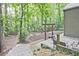 Picturesque backyard featuring a patio, pergola, and firepit area at 4246 Loch Highland Ne Pkwy, Roswell, GA 30075